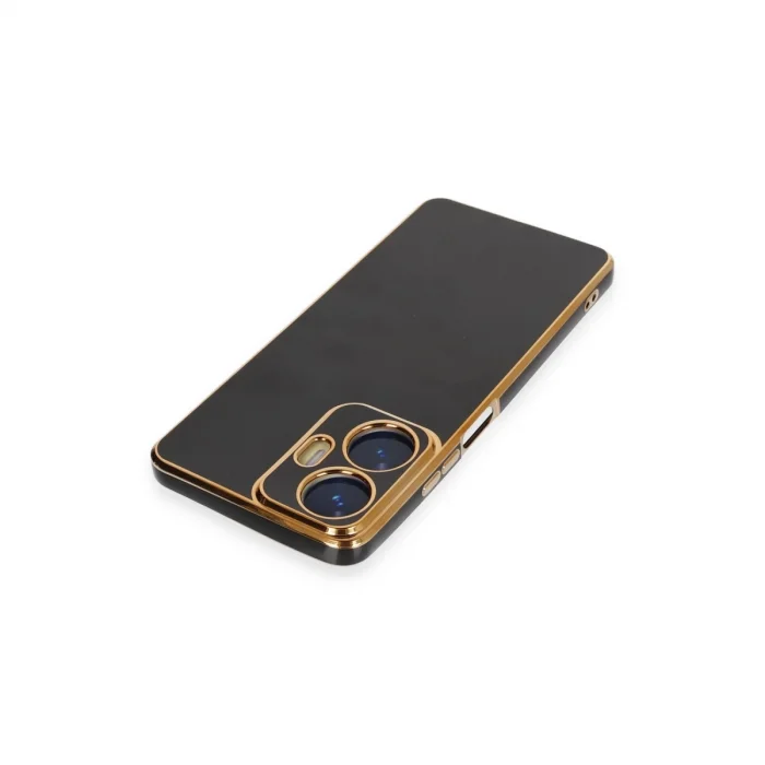 BUĞZ Realme C55 Kılıf Volet Silikon - Siyah