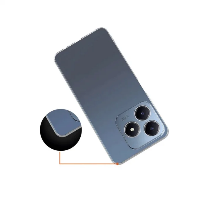 BUĞZ Realme C61 Kılıf Lüx Şeffaf Silikon