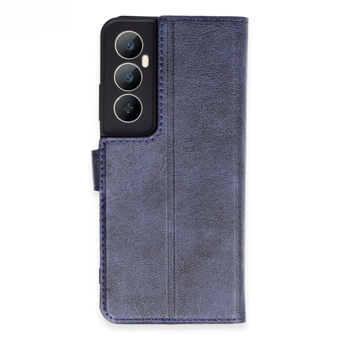 BUĞZ Realme C65 Kılıf Trend S Plus Kapaklı Kılıf - Lacivert