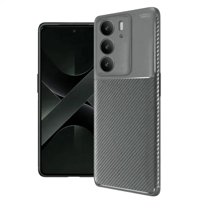 BUĞZ Realme C75 4g Auto Focus Karbon Kapak - Gri