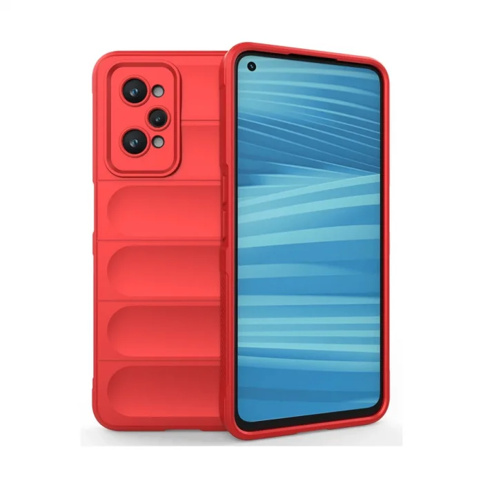BUĞZ Realme Gt2 5g Kılıf Optimum Silikon - Kırmızı