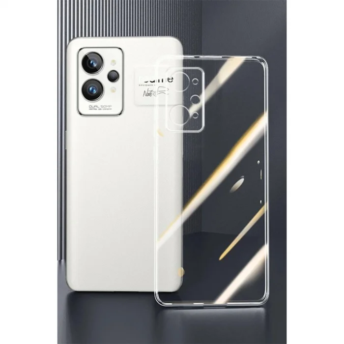 BUĞZ Realme Gt2 Pro 5g Kılıf Lüx Şeffaf Silikon