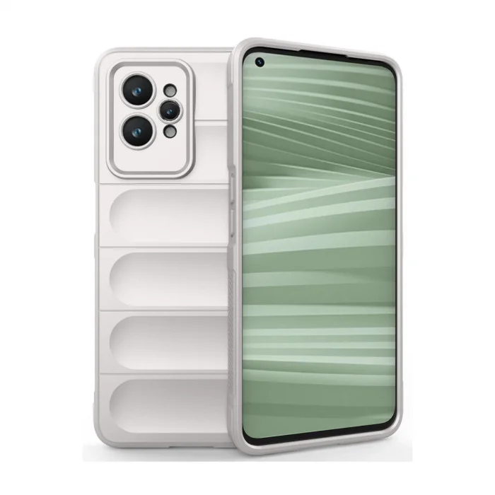 BUĞZ Realme Gt2 Pro 5g Kılıf Optimum Silikon - Krem