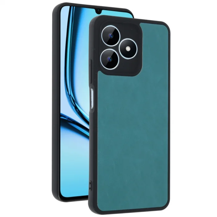 BUĞZ Realme Note 50 4g Kılıf Aras Deri Kapak - Açık Yeşil
