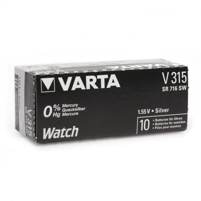 BUĞZ Renata 315 Sr716sw 1.55v Alkalin Saat Pili 10 Adet