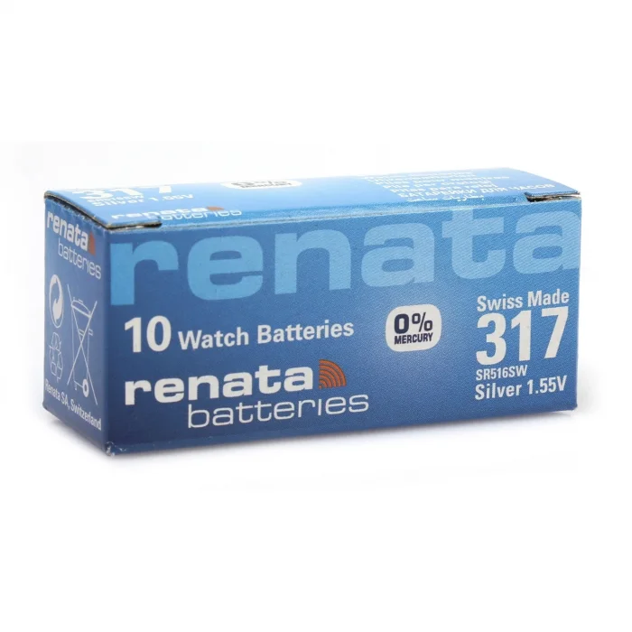 BUĞZ Renata 317 Sr516sw 1.55v Alkalin Saat Pili 10 Adet