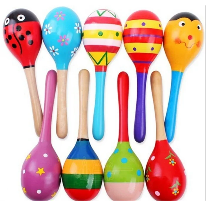 BUĞZ Renkli Ahşap Marakas