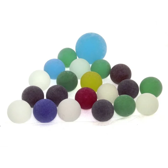  Renkli Buzlu Cam Misket