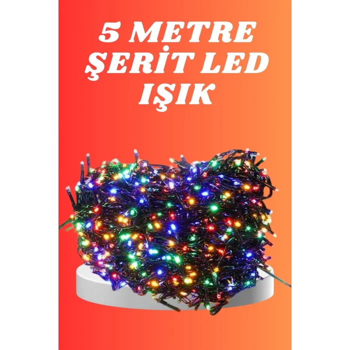  Renkli Her Ortama Uygun 5 Metre Led Işık Renkli Aydınlatma