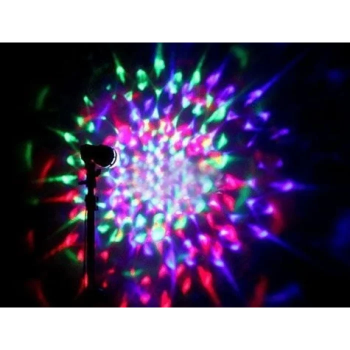 BUĞZ Renkli Led Döner Başlıklı Disko Ampulü