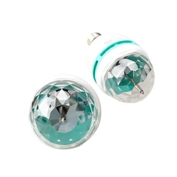 BUĞZ Renkli Led Döner Başlıklı Disko Ampulü