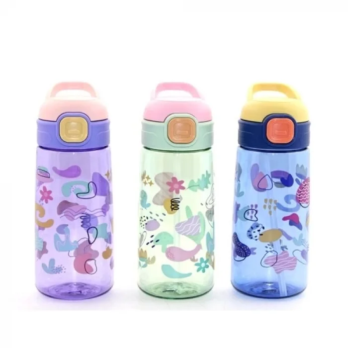  Renkli Pipetli Suluk 600 Ml