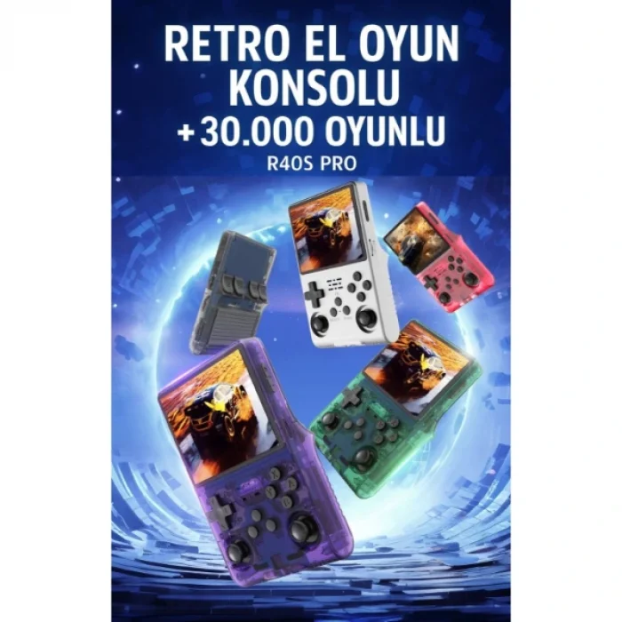 BUĞZ Retro Oyun El Konsolu R40S Pro
