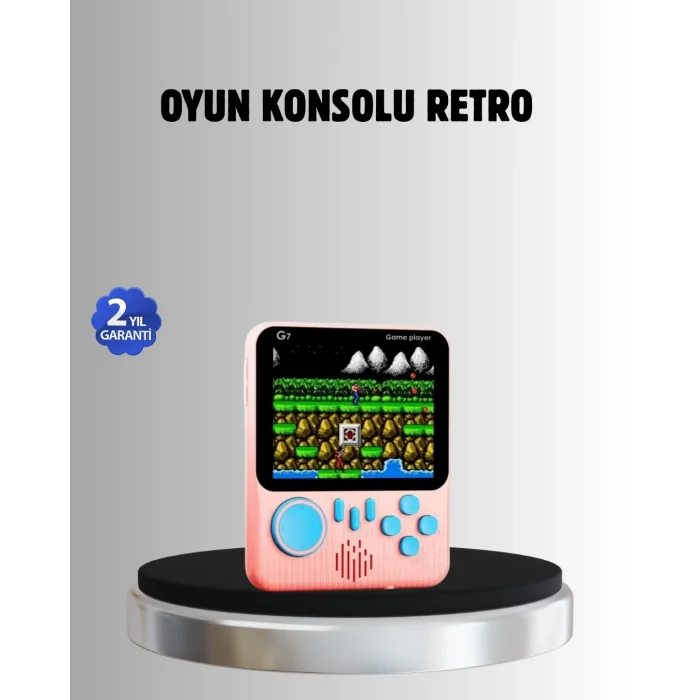 BUĞZ Retro Oyun Konsolu – 3.5 İnç Ekran, 666 Klasik Oyun, TV Bağlantılı