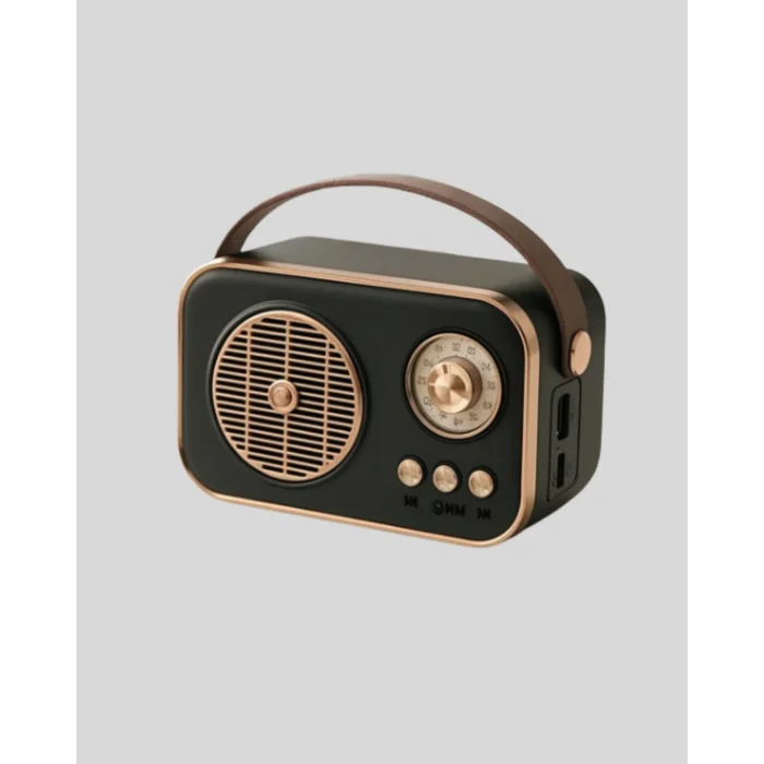 BUĞZ Retro Tarz Kablosuz Radyo – Bluetooth, USB ve TF Kart Girişli