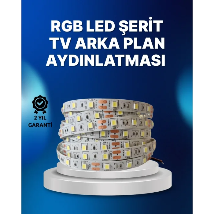 BUĞZ RF Kumandalı Renk Değiştiren TV LED Şerit 2MT