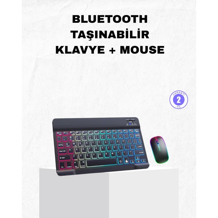 BUĞZ RGB Aydınlatmalı Q Klavye Türkçe Karakter Destekli