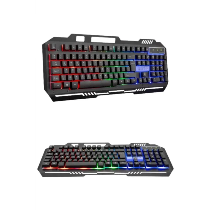  RGB Işıklı Gaming Oyuncu Klavye Q Klavye Mouse Hediyeli