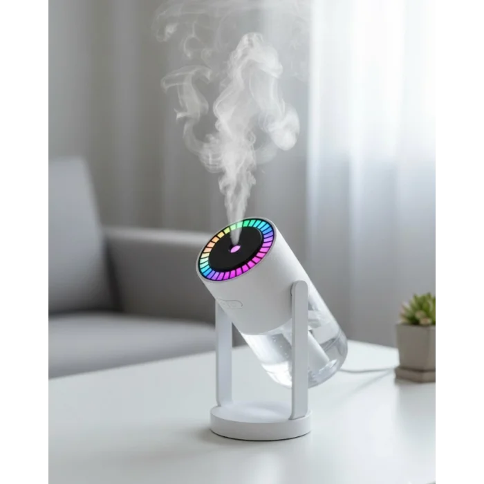 BUĞZ RGB Işıklı Hava Nemlendirici Ultrasonik Teknoloji ve Portatif Tasarım