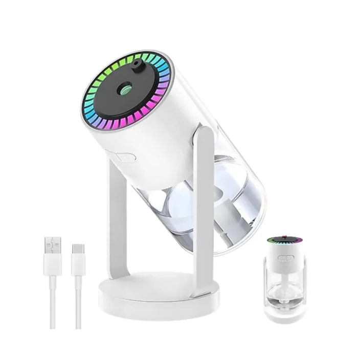 BUĞZ RGB Işıklı Hava Nemlendirici Ultrasonik Teknoloji ve Portatif Tasarım