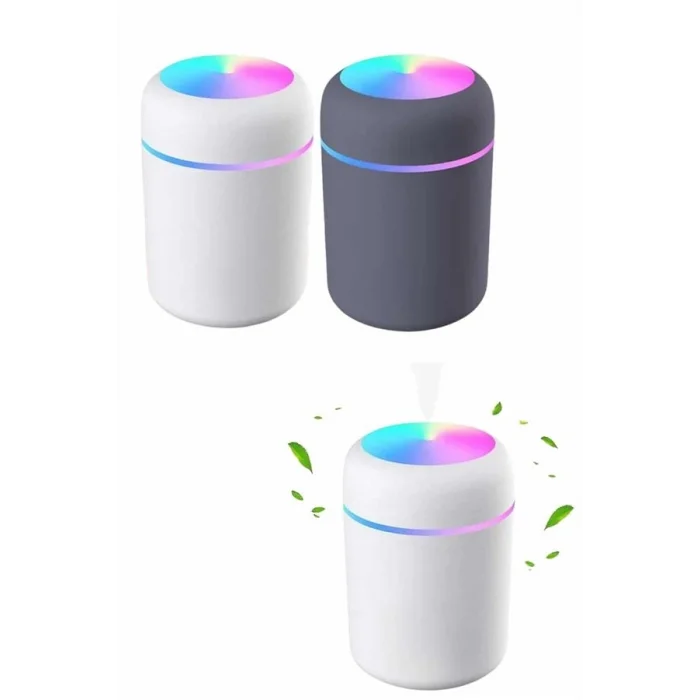 BUĞZ Rgb Işıklı Ulrasonik Ledli Hava Nemlendirici Buhar Makinesi Buhardanlık