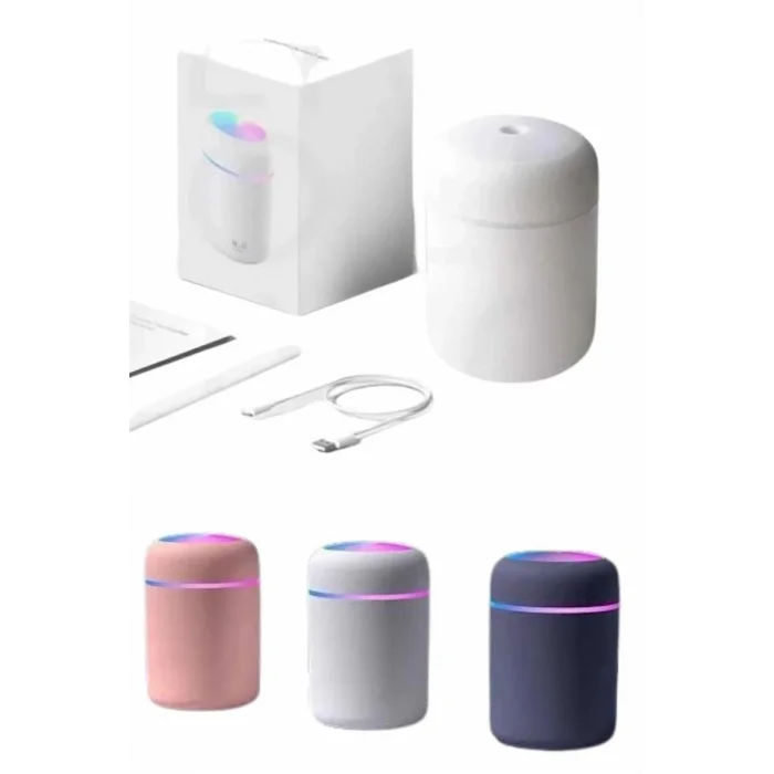 BUĞZ Rgb Işıklı Ulrasonik Ledli Hava Nemlendirici Buhar Makinesi Buhardanlık