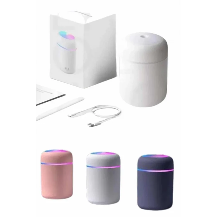 BUĞZ Rgb Işıklı Ulrasonik Ledli Hava Nemlendirici Buhar Makinesi Buhardanlık