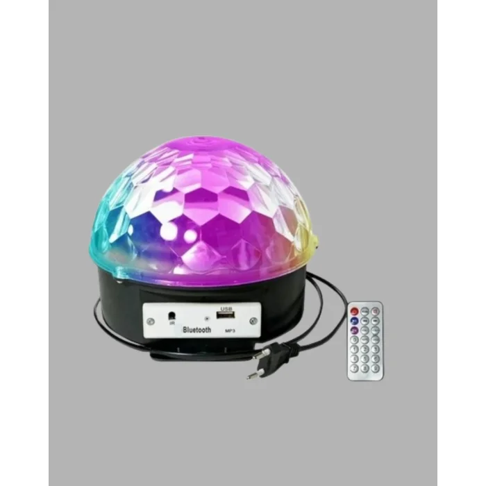 BUĞZ RGB LED Disko Topu Projektör – Ev Partileri, Doğum Günleri ve Eğlence İçin Işık Şovu