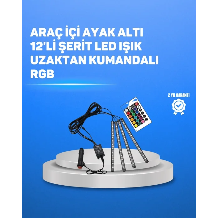 BUĞZ RGB LED Şerit Aydınlatma – Kolay Kurulumlu