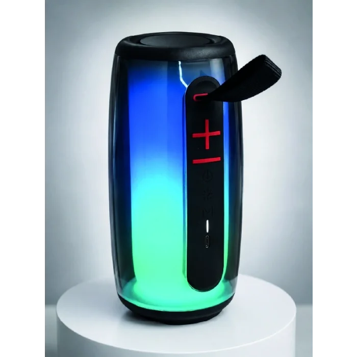 BUĞZ RGB LED Taşınabilir Bluetooth Speaker Güçlü Bas Ses Type-C Şarj Girişli