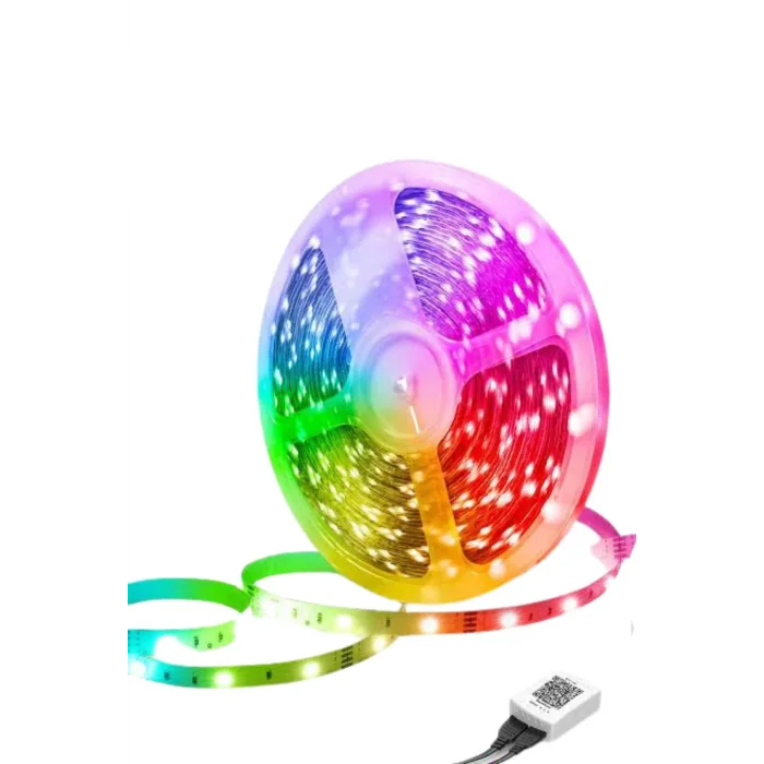 BUĞZ RGB Neon Şerit Led Lamba 10 Metre İç Mekan Tasarımına Uygun - BUĞZ