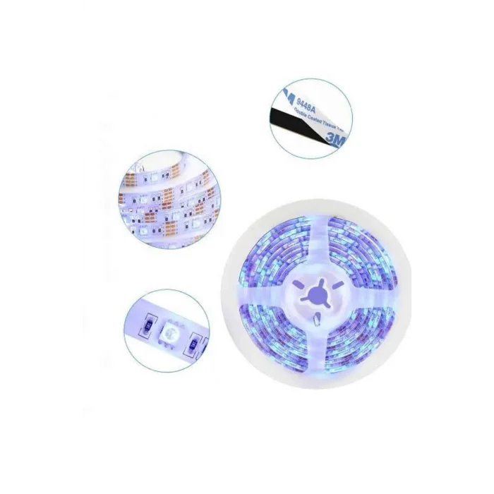 BUĞZ RGB Şerit Led 10 Metre Led Işık Kumanda ile Kontrol RGB