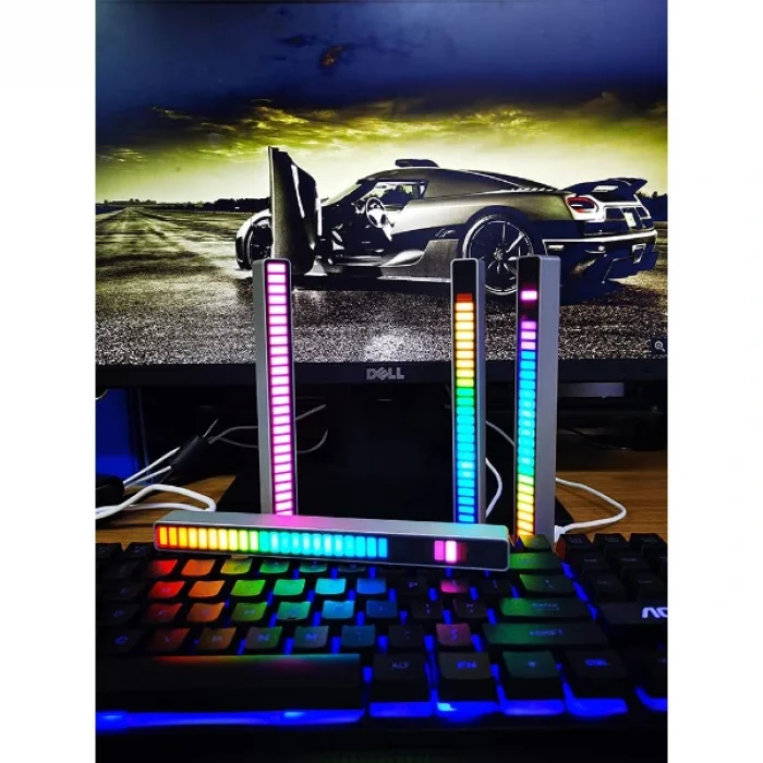 BUĞZ RGB Sese Duyarlı Taşınabilir Ekolayzer LED Çubuk