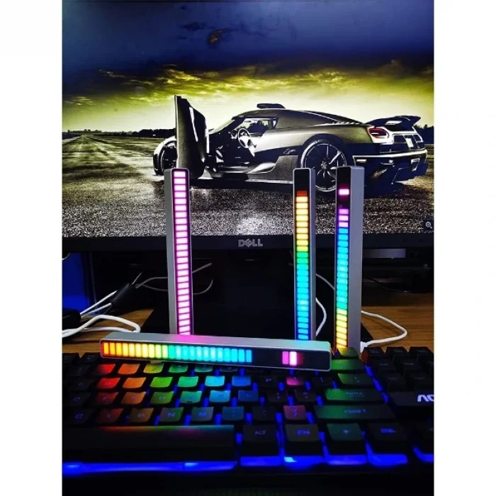 BUĞZ RGB Sese Duyarlı Taşınabilir Ekolayzer LED Çubuk