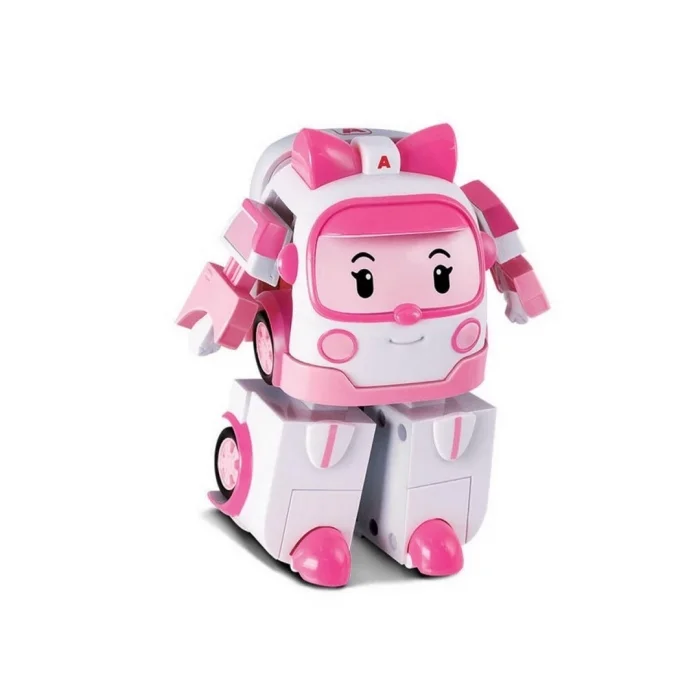  Robocar Poli Transforming Robot Figür Amber