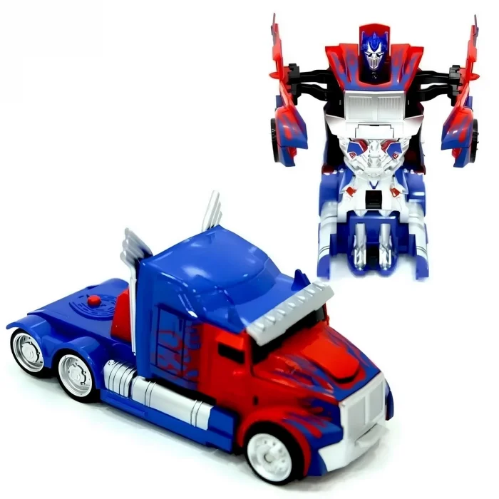 BUĞZ Robot Olan Araba Mavi Kırmızı CN1999  - 1 Adet Fiyatıdır