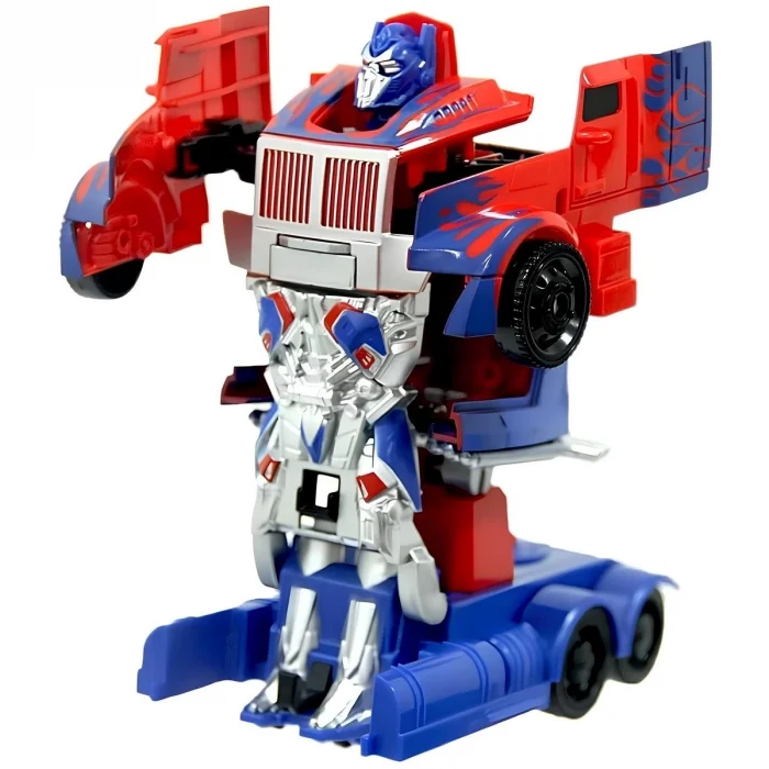 BUĞZ Robot Olan Araba Mavi Kırmızı CN1999  - 1 Adet Fiyatıdır