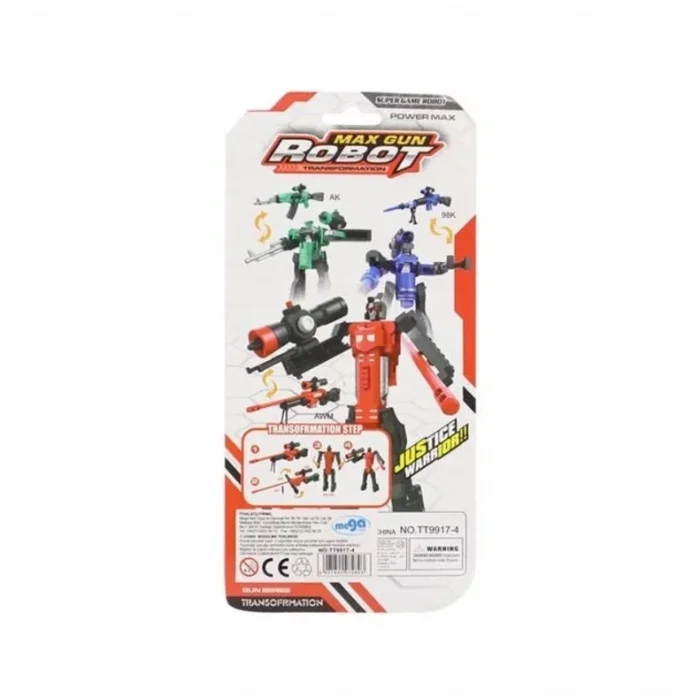  Robota Dönüşen Kırmızı Silah