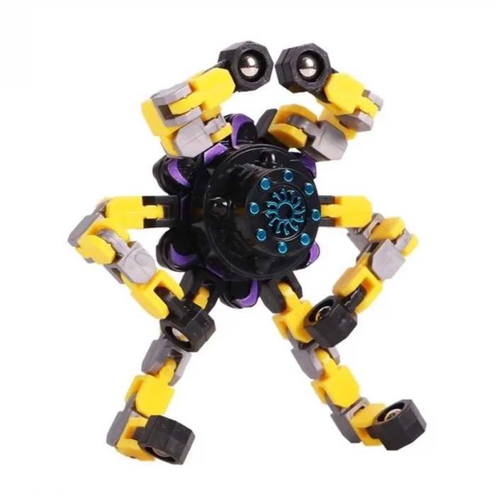  Robota Dönüşen Sarı Stres Çarkı