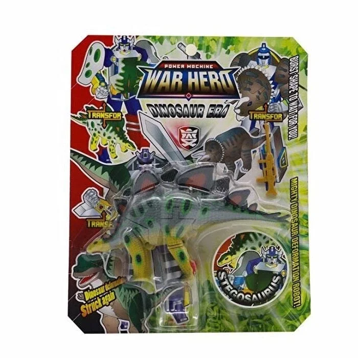  Robota Dönüşen Savaşçı Dinozor Stegosaurus