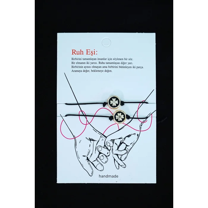 BUĞZ Ruh Eşi Yonca Bileklik Arkadaş Şans Bilekliği