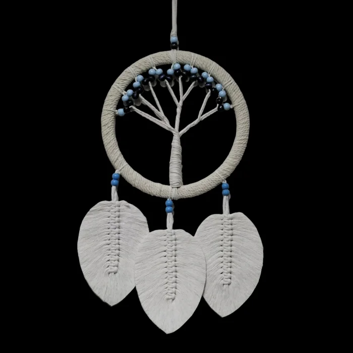 BUĞZ Rüya Kovan Hayat Ağacı Dream Catcher Ekru