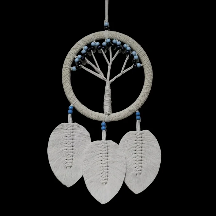 BUĞZ Rüya Kovan Hayat Ağacı Dream Catcher Ekru