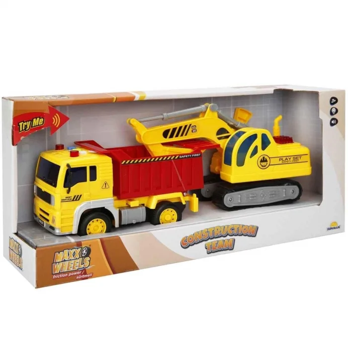 BUĞZ S00001999 1/20 İNŞAAT ARAÇLARI 2Lİ SES/IŞIK -SUN