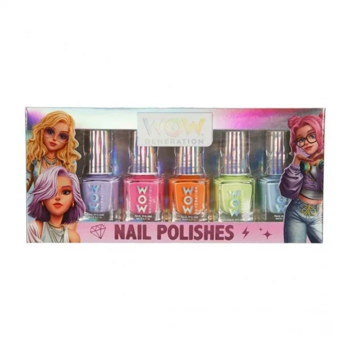 BUĞZ S00088543 - WOW Generation Neon Renkli 5li Oje Seti