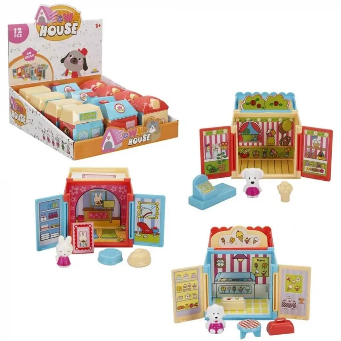 BUĞZ S01004256 FİGÜR MİNİ HAYVAN EVLERİ 3A.12D.