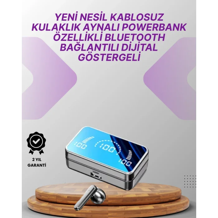 BUĞZ S20 Kablosuz Kulaklık – 360° Surround Stereo Ses Sistemi ile Derin Ses Deneyimi