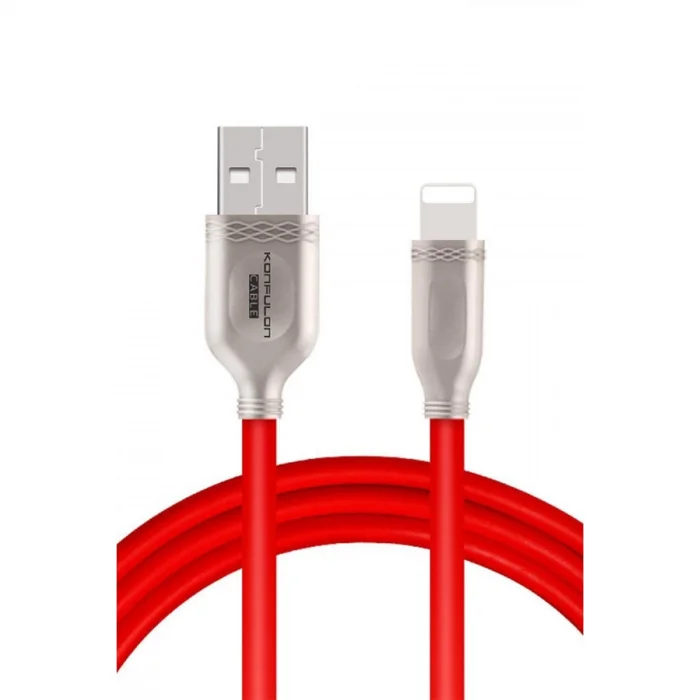 BUĞZ S48 Lightning Kablo İphone Uyumlu 1m 3a - Kırmızı