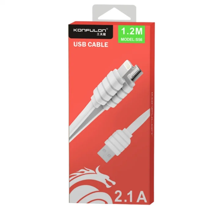 BUĞZ S56 2in1 (lightning-micro Usb) Kablo 1.2m 2.1a