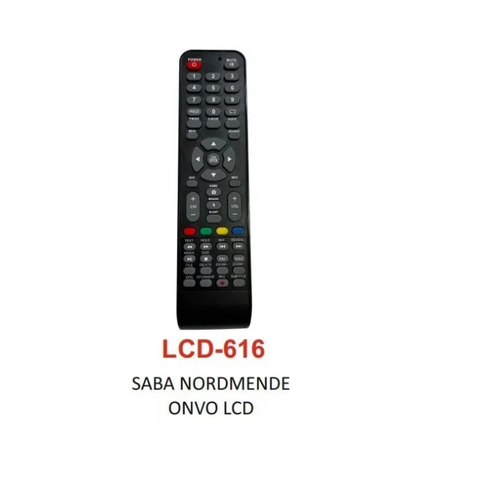 BUĞZ Saba - Nordmende - Onvo LCD Uyumlu Tv Kumandası - LCD 616